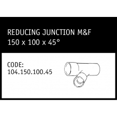 Marley Solvent Joint Reducing Junction M&F 150x100x45° - 104.150.100.45